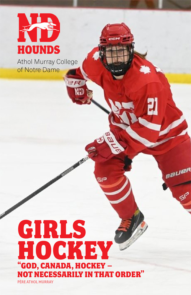 Notre Dame Hound Hockey Girls Recruit Brochure